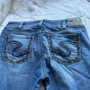 Silver Suki super jeans , have been worn but nicely faded great condition